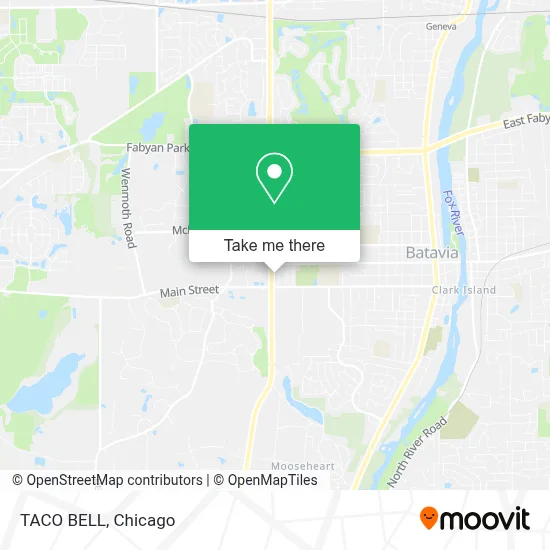 TACO BELL map