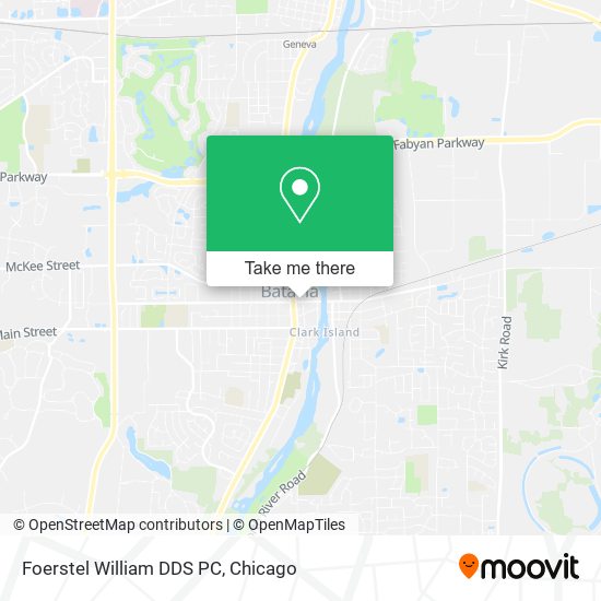 Foerstel William DDS PC map