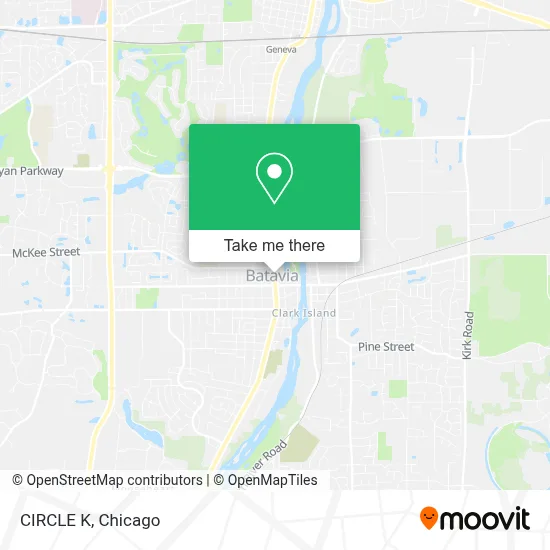 CIRCLE K map