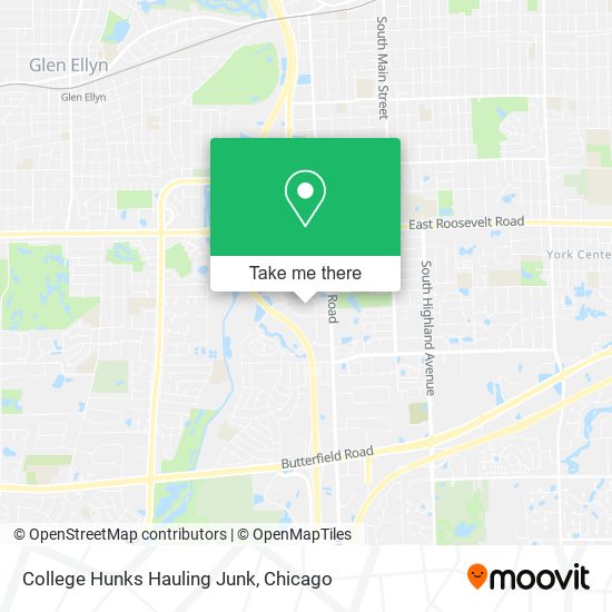 College Hunks Hauling Junk map