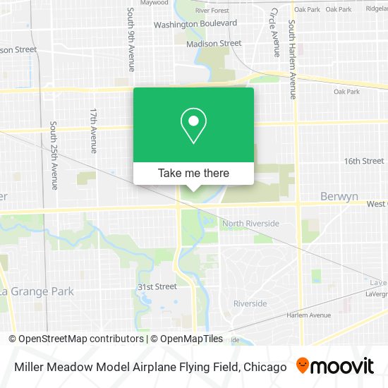 Mapa de Miller Meadow Model Airplane Flying Field