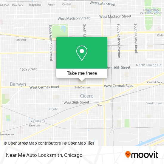 Near Me Auto Locksmith map