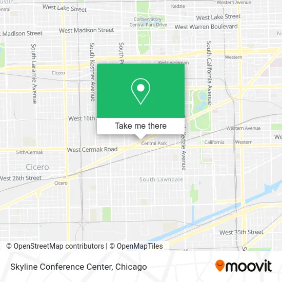 Skyline Conference Center map