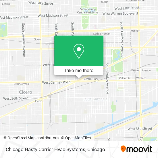 Chicago Hasty Carrier Hvac Systems map