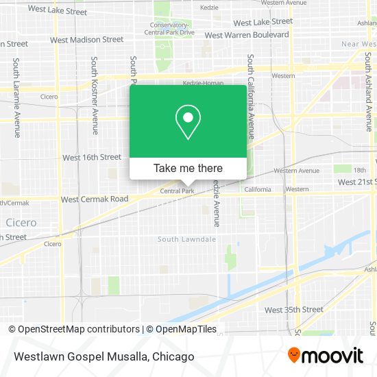 Mapa de Westlawn Gospel Musalla