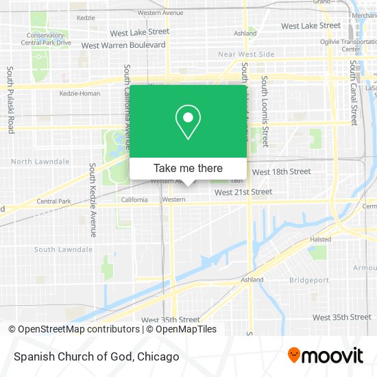 Spanish Church of God map