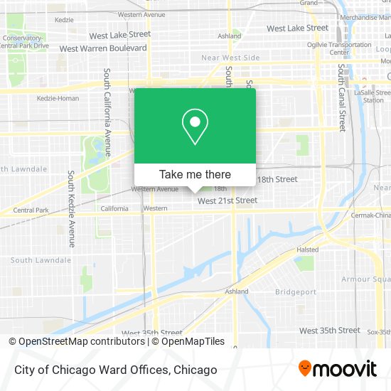 City of Chicago Ward Offices map