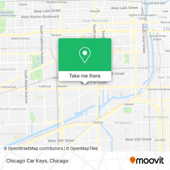 Chicago Car Keys map