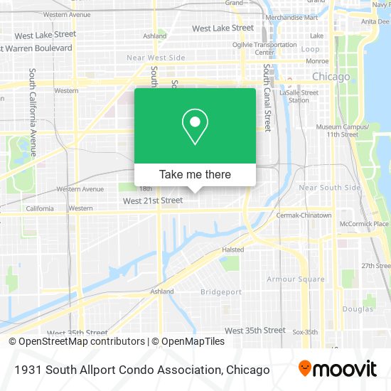 Mapa de 1931 South Allport Condo Association
