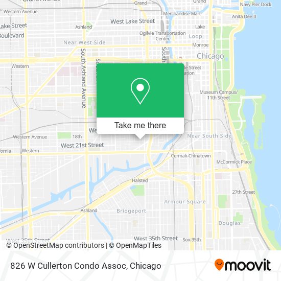 Mapa de 826 W Cullerton Condo Assoc