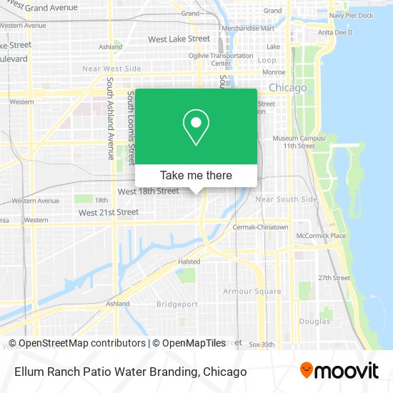 Mapa de Ellum Ranch Patio Water Branding