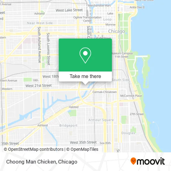 Mapa de Choong Man Chicken