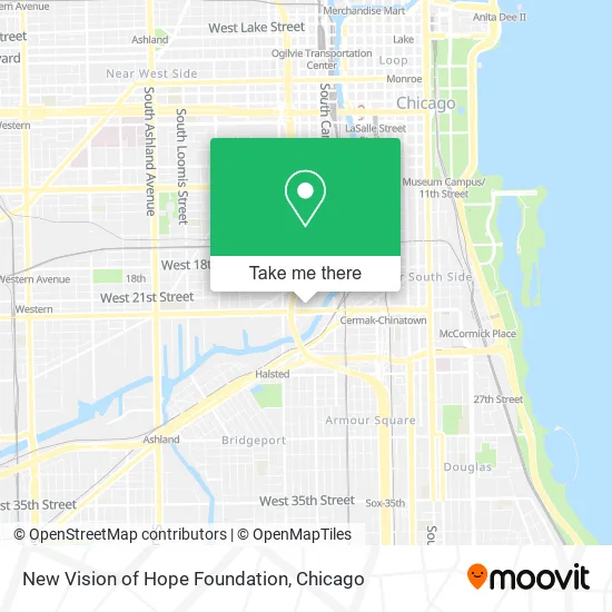 Mapa de New Vision of Hope Foundation