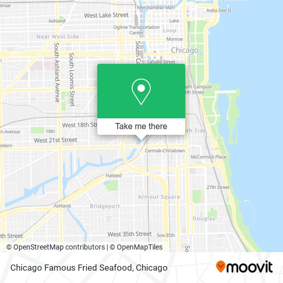 Chicago Famous Fried Seafood map
