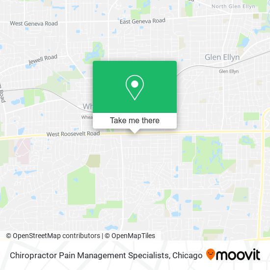 Chiropractor Pain Management Specialists map