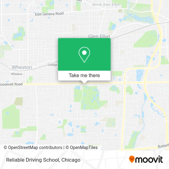 Reliable Driving School map