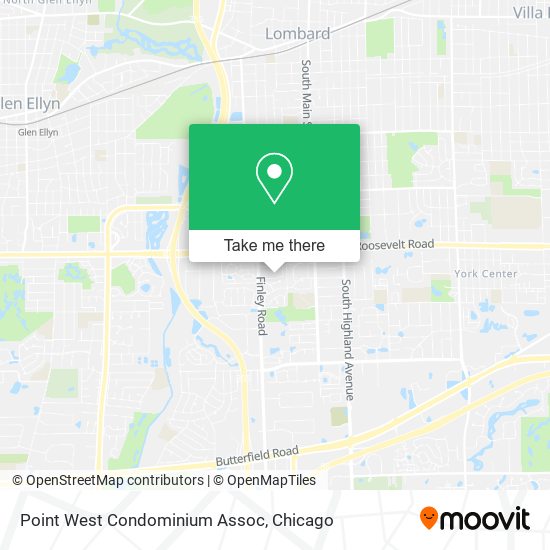 Point West Condominium Assoc map