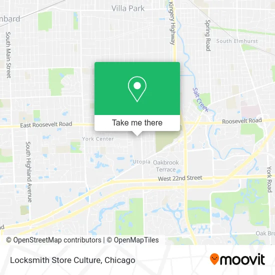 Locksmith Store Culture map