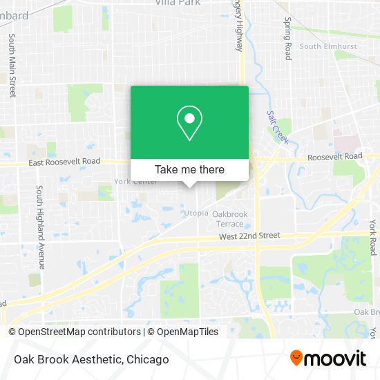 Mapa de Oak Brook Aesthetic