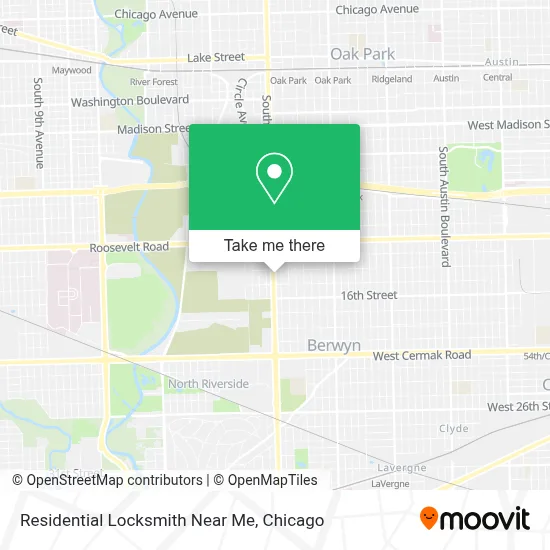Residential Locksmith Near Me map