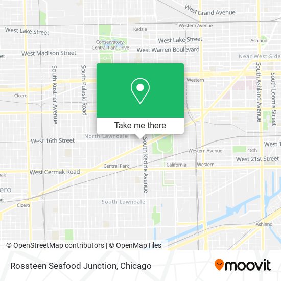 Rossteen Seafood Junction map