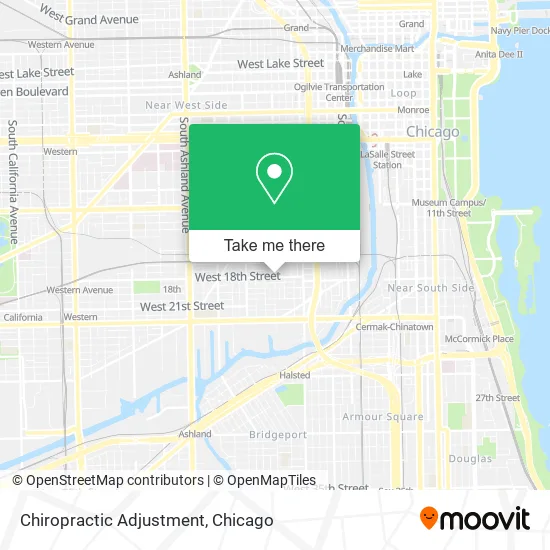 Chiropractic Adjustment map