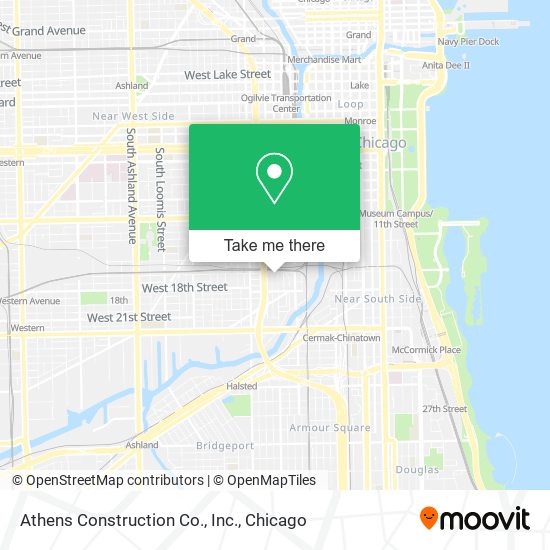 Mapa de Athens Construction Co., Inc.