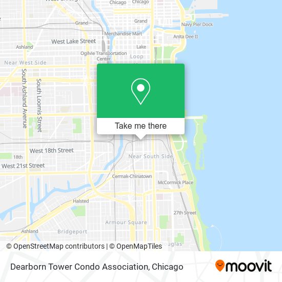 Dearborn Tower Condo Association map