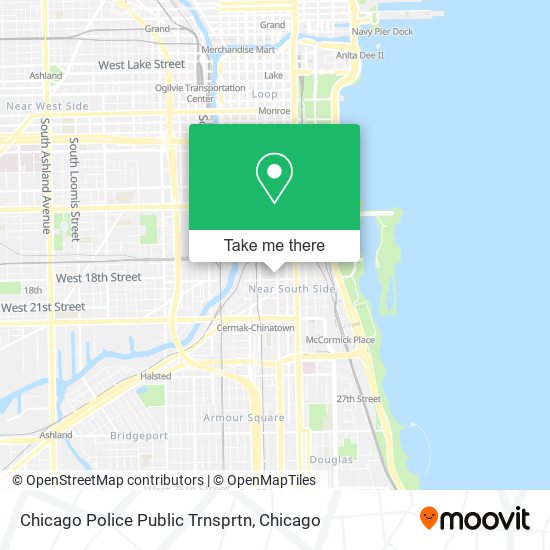 Chicago Police Public Trnsprtn map