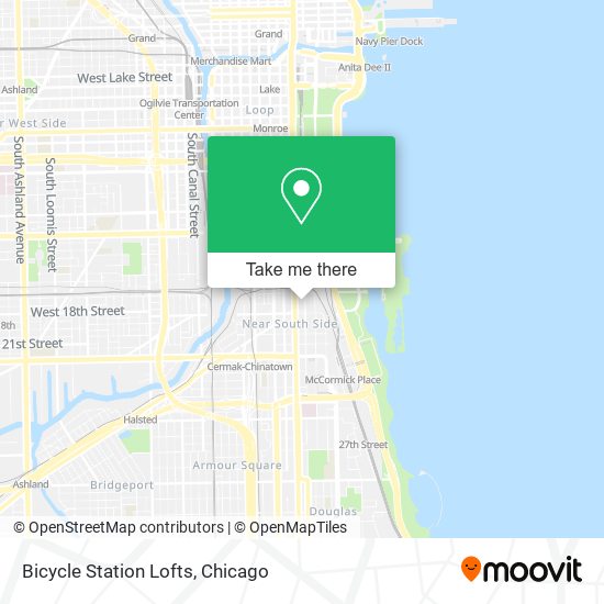 Mapa de Bicycle Station Lofts