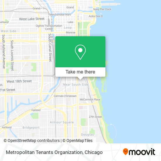 Metropolitan Tenants Organization map