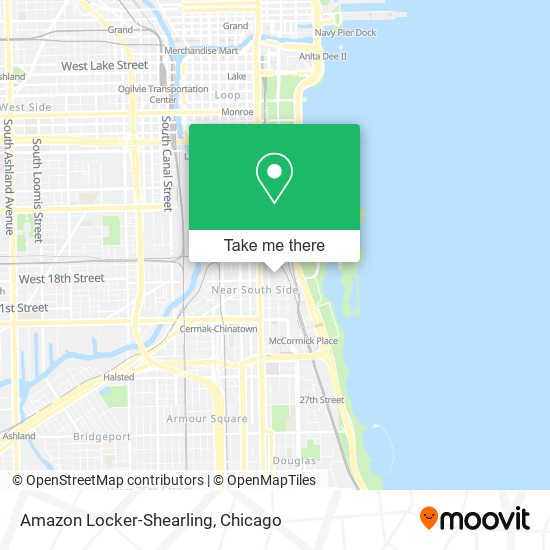 Mapa de Amazon Locker-Shearling