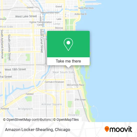 Mapa de Amazon Locker-Shearling