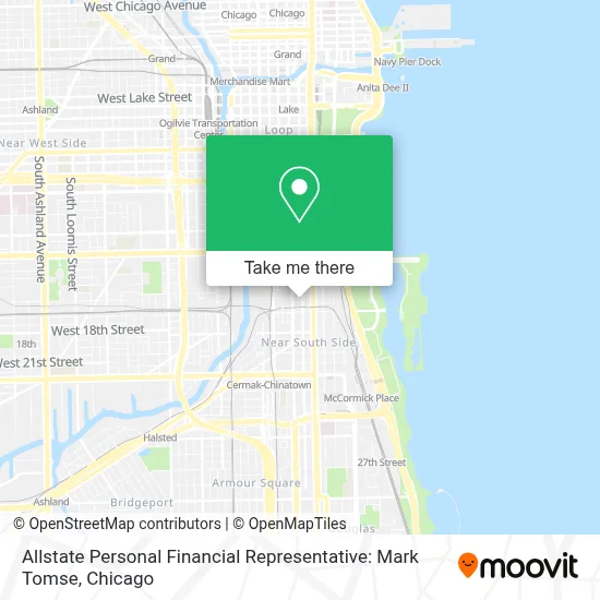 Allstate Personal Financial Representative: Mark Tomse map