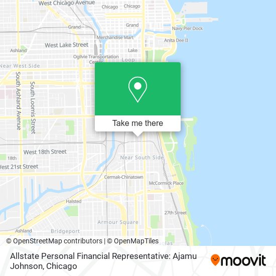 Mapa de Allstate Personal Financial Representative: Ajamu Johnson