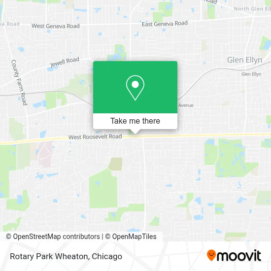 Rotary Park Wheaton map