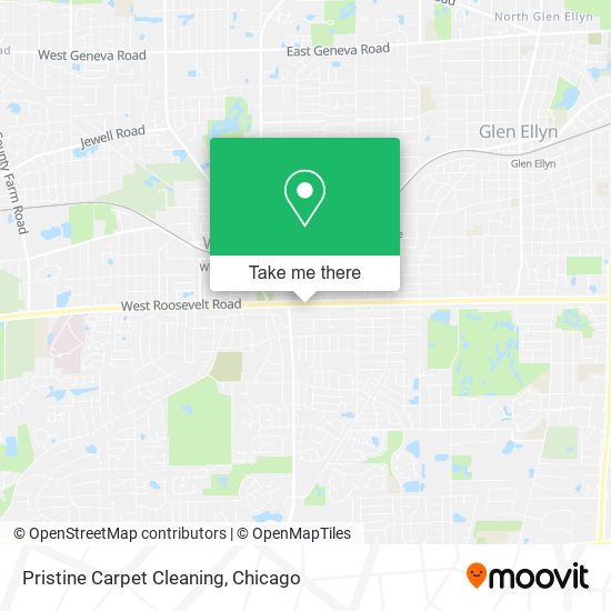 Pristine Carpet Cleaning map