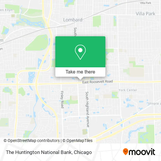 The Huntington National Bank map