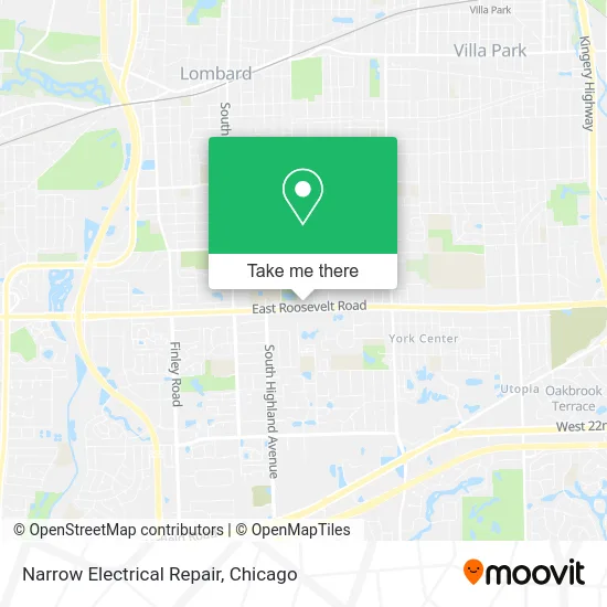 Narrow Electrical Repair map