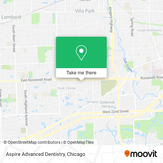 Aspire Advanced Dentistry map