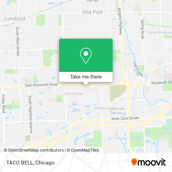TACO BELL map