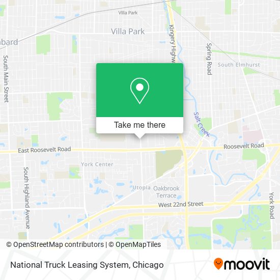 National Truck Leasing System map