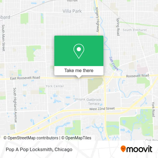 Pop A Pop Locksmith map