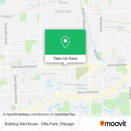 Mapa de Bulldog Ale House - Villa Park