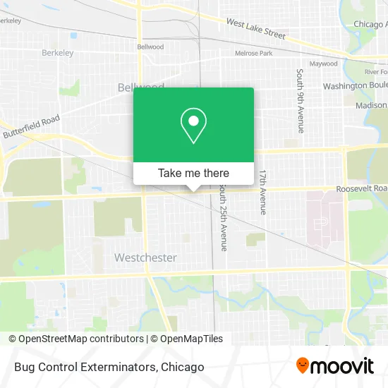 Bug Control Exterminators map