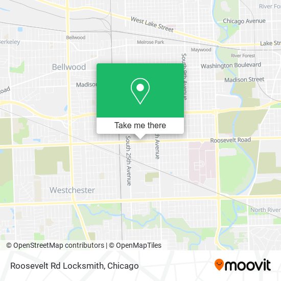 Mapa de Roosevelt Rd Locksmith