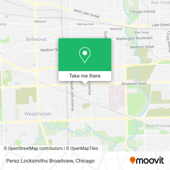 Perez Locksmiths Broadview map