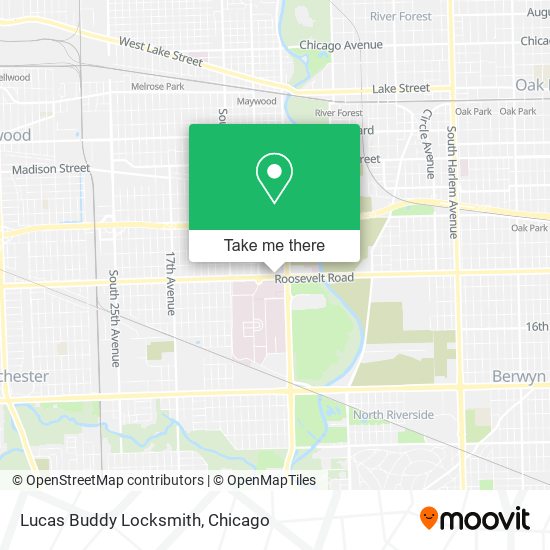 Mapa de Lucas Buddy Locksmith