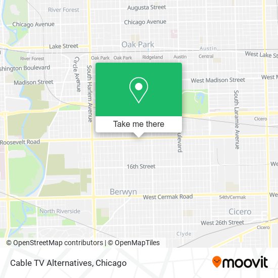 Mapa de Cable TV Alternatives