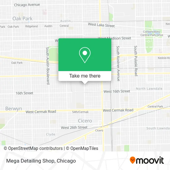 Mega Detailing Shop map